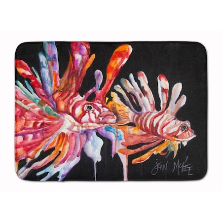 Carolines Treasures Lionfish Machine Washable Memory Foam Mat JMK1114RUG
